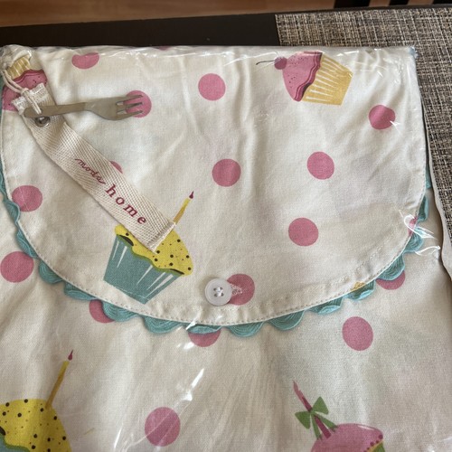 Vintage Moda Home Linens Tablecloth Happy Birthday 52" X 65” New - Picture 3 of 4