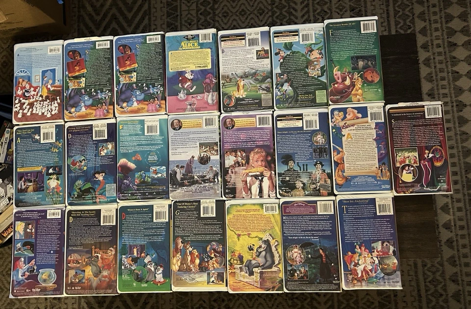 Lot Of 22 Walt Disney VHS - Black Diamond Editions, Gold Collections & More! - Image 2 of 4