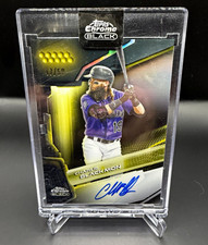 Charlie Blackmon Chrome 2026 Black /50 Auto