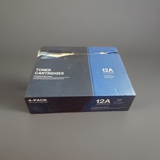4pk Black Toner Cartridge for HP 12a LaserJet1010 1012 1015 1018 1020plus 1022N