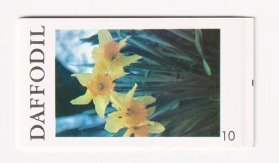 Probedruck Test Stamp Booklet Specimen TDB 45 Daffodil Nr. 9 - Bild 1 von 4
