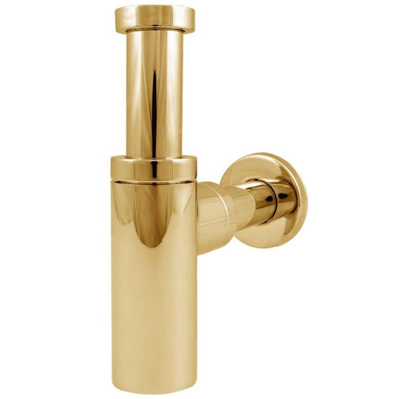 Gold Bathroom Sink Basin Drain Waste Bottle Trap