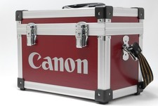  MINT Canon Original Aluminum Camera Trunk Hard Case Bag Red From JAPAN