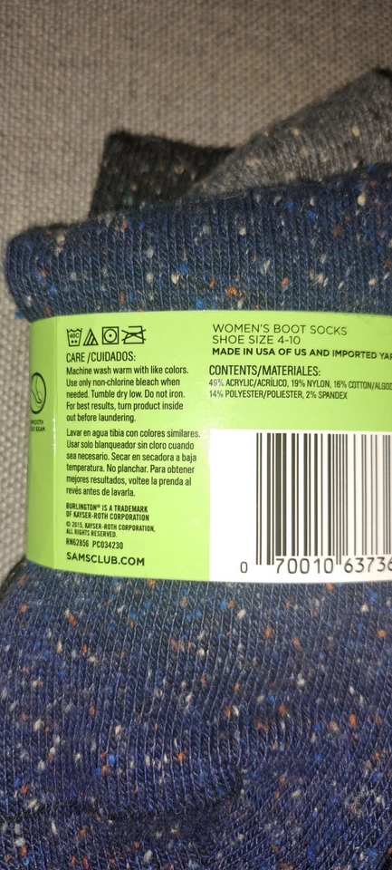 Damas Burlington Botas Calcetines Conjunto Talla 4-10 EE. UU. Hasta la Rodilla Durabilidad Leer Foto 2 de 4