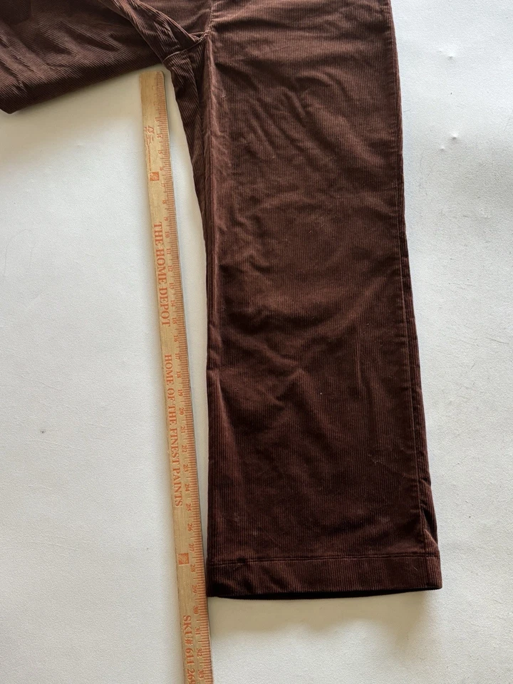 Calça de veludo feminina 7 For All Mankind tamanho 10 perna larga - Imagem 4 de 4