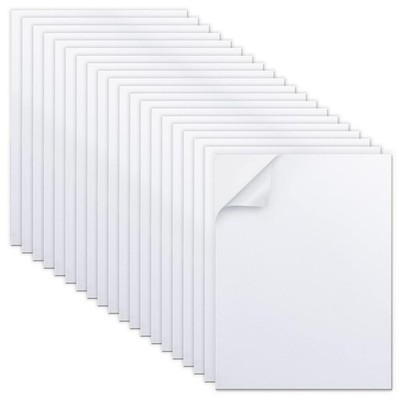 Sixstore - 20 Fogli Autoadesivi In Schiuma Glitterata E Tinta Unita, Formato A5 (21x14,8 Cm), Colori Assortiti Per Lavoretti Creativi E Scrapbooking - copertina