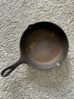 Lodge 5 SK Cast Iron Skillet 8 1/4" Dual Spouts Made in USA Vtg Heavy