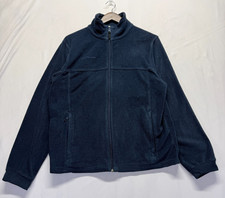 Columbia Sportswear Company Fleece Jacket Youth 18/20 Navy Mock Neck Full Zip
