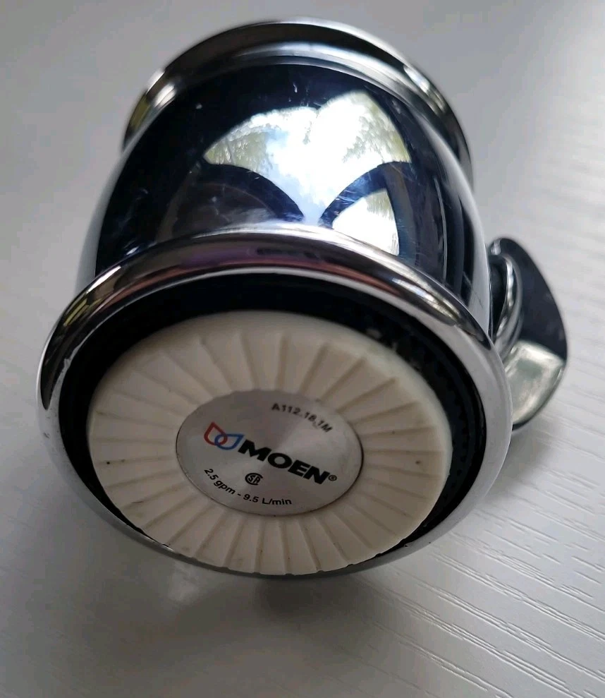 Vintage Moen Monticello Shower Head Round Chrome 2.5gpm A112.18.1M