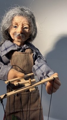 1991 Sleeping Dragon Studios Geppetto and Pinocchio Figure 1/10 Limited Edition!