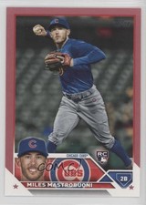 2023 Topps Series 2 Mother's Day Hot Pink 38/50 Miles Mastrobuoni #592 0it8