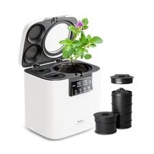 Electric Composter for Kitchen, Smart Compost Bin with Viewing Window Indoor ...