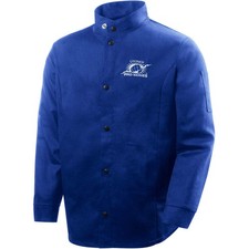 STEINER Welding Jacket,30",Blue,XL,9FR 388X63