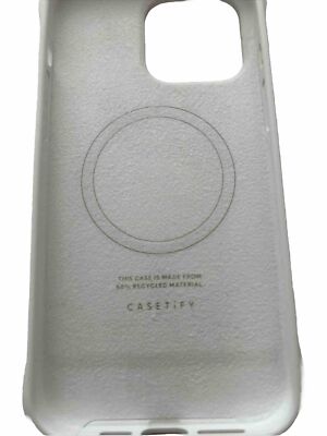 CASETIFY iPhone 15 Pro Max Silicone Ripple White Wave Magsafe 2X