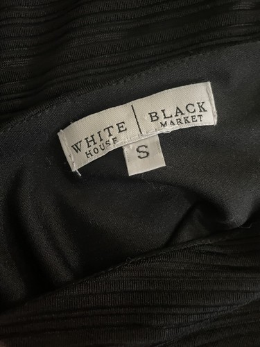 White House Black Market Women's Classic Little Black Dress Size Small Stretch - Picture 4 of 10