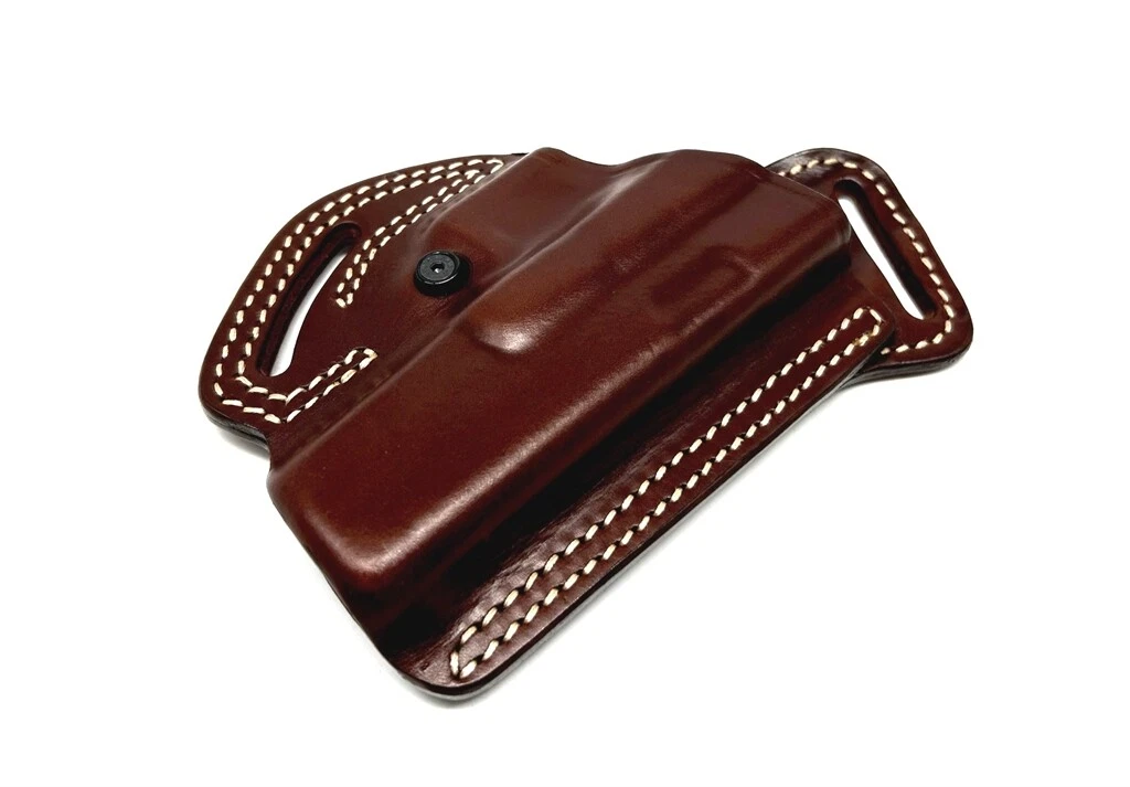 Véga Fondina Cuoio Fianco H138 Per Glock 19 23 25 32 38 - Marrone, Destra - Foto 5