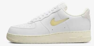 NIKE MEN AIR FORCE 1 '07 LX WHITE PALE VANILLA DC8894-100 SIZE