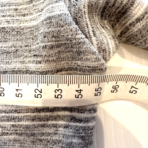 Bonds Grey Sweatshirt Size XL Striped Crew Neck Stretch Casual Active Loungewear - Picture 12 of 17