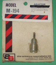 PL-259 UHF Female to Mini Phone Plug Adaptor