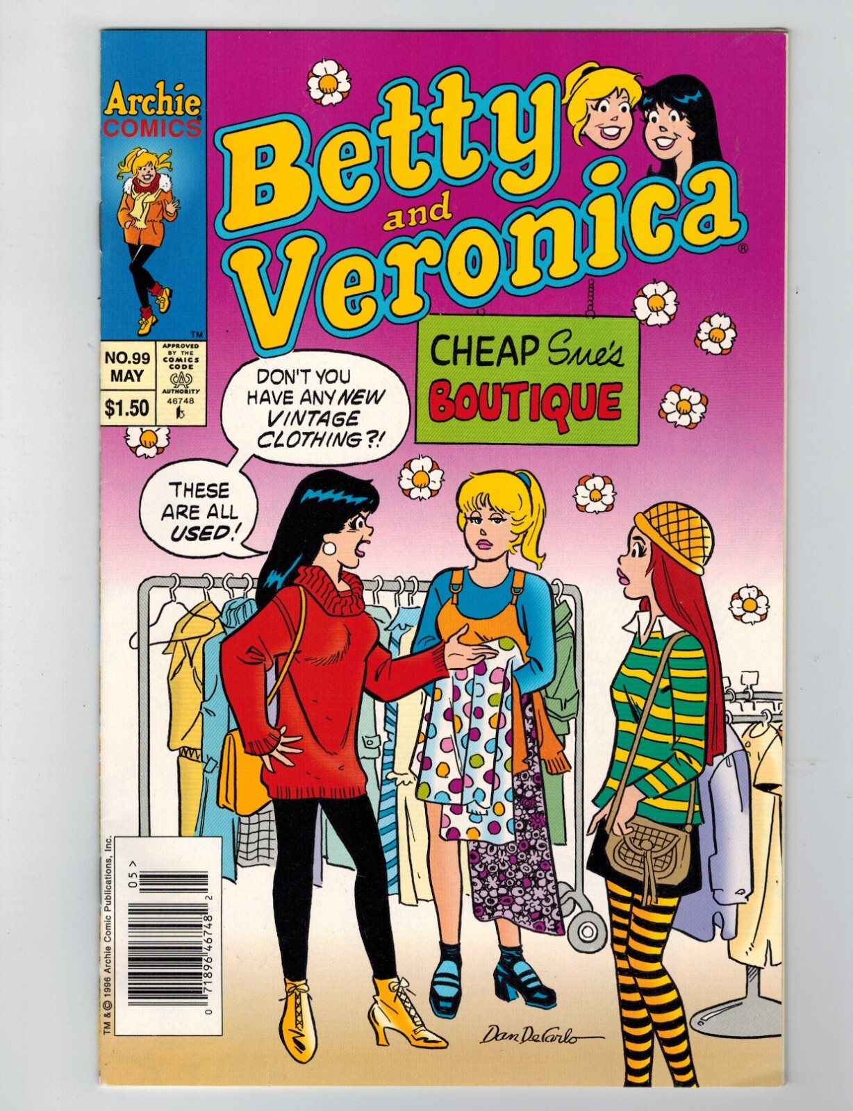Betty and Veronica #99 Comic Book May 1996 Archie Comic Publications