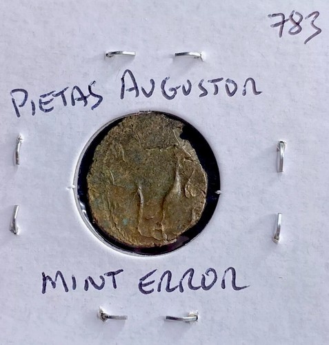 Nice Details Ancient Roman Coin Caesar Tetricus II 273-274 AD Pietas Aug Error - Picture 4 of 9