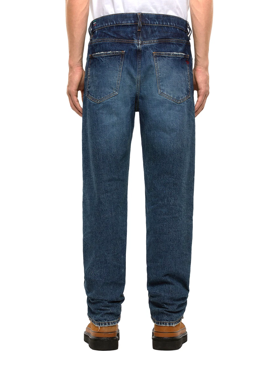 Diesel - Mens Relaxed Loose Straight Fit Jeans Black - D-Macs 0079P