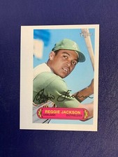 2022 Topps Heritage 1973 Pin-Ups Mini Poster Box Topper Reggie Jackson #73PU-23 