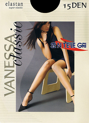 Klassische Strumpfhosen Sentelegri ''''VANESSA'''' 15 Denier, durchsichtig matt, erhältlich 9 Farben
