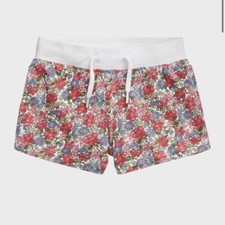 Ralph Lauren Girl's Floral-Print Athletic Shorts size 4