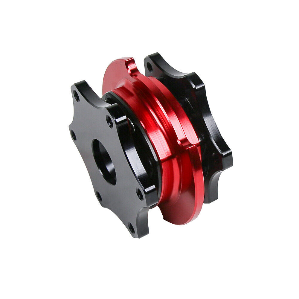 Car Aluminum D Shape Steering Wheel Quick Release Hub Adapter Boss SFI