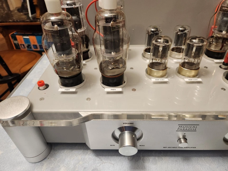 Amplificador de potencia de tubo de vacío Musical Paradise Amp MP-402 MK2 FU25 ¡Leer!! Foto 3 de 4