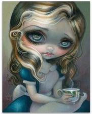 Strangeling Alices Advice - 11x14 Unframed Art Print Poster - Decor and Gift 