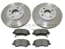 2 DISCOS Y PASTILLAS DE FRENO DELANTEROS PARA KIA RIO MK3 UB 2012-2016 (COMPRUEBA TAMAÑO DE DISCO 256MM)