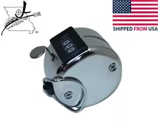 Manual Mechanical Counter Thumb Hand Finger Tally, Metal Clicker Lap Quantity #
