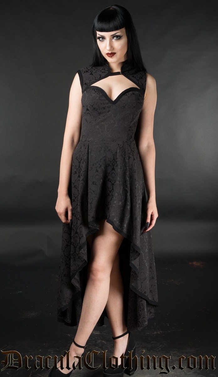Brocade Choker Dress L Brocade Choker Dress L