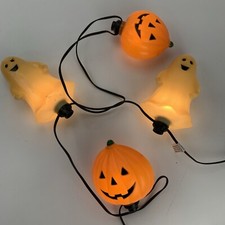 Halloween إضاءة قديم للمقتنيات Jack O Lantern Ghosts