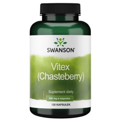 Swanson Vitex Chasteberry Niepokalanek 400 mg 120K