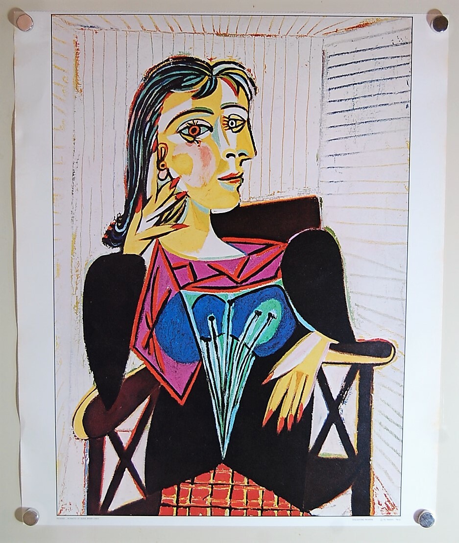 肉筆☆油絵☆F20号『Retrado de Dora Maar 』ピカソ/模写 肉筆☆油絵☆F20号『Retrado de Dora Maar 』ピカソ/模写