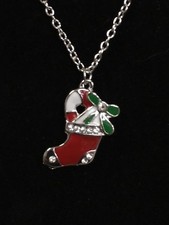 christmas stocking Necklace jewelry GIFT gift 55 party favor prize kid fun