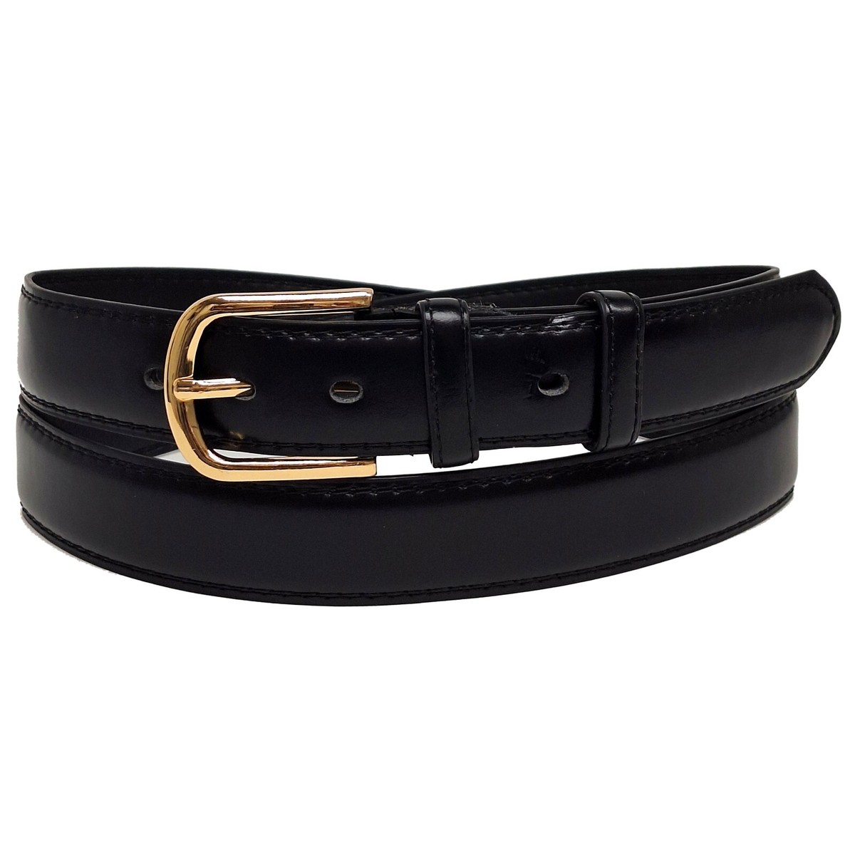TOUS Wide Leather Belt Gold Buckle Logo Print Size L 85–95 cm Pre-Owned Hermes Belt Reversible HERMES Constance Size 95 H  main image 2