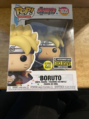 Funko Pop! BORUTO Vinyl Figure Glows in the Dark Enetertainment Earth # 1035