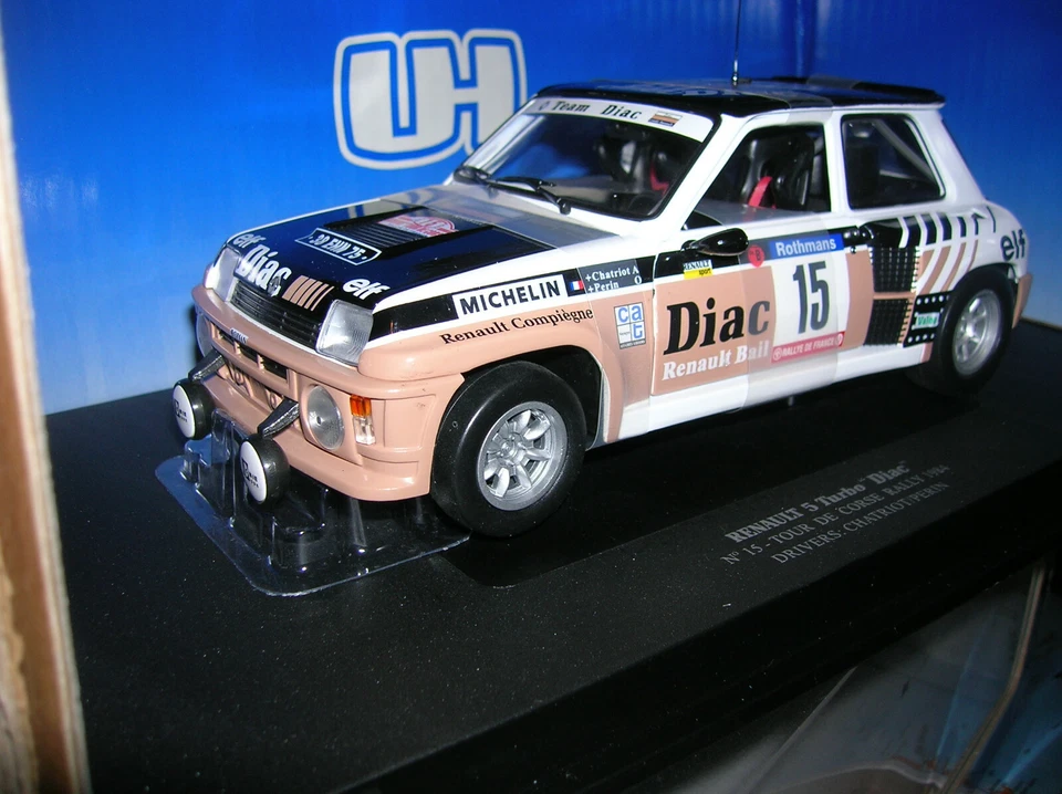 Renault 5 turbo 1/18 DIAC TDC 1984 Universal hobbies UH  - Immagine 2 di 4