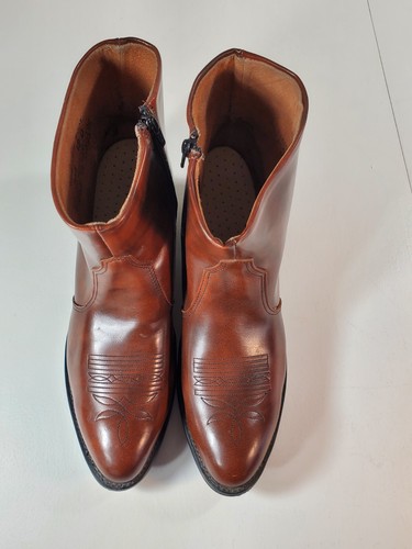 COWTOWN BOOTS LIGHT BROWN MEN'S BOOTS SIZE 12 D - Picture 5 of 11