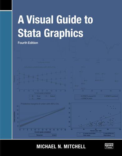 Visual Guide to Stata Graphics by Michael N. Mitchell (2022, Trade Paperback)