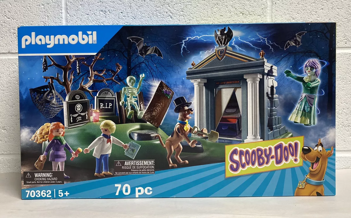 Playmobil Scooby-Doo Adventure in The Graveyard Playset 70362