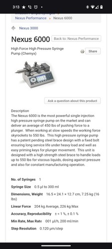 Chemyx Inc.nexus 6000 Syringe Pump Used - Picture 24 of 24