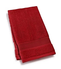 Ralph Lauren Sanders Solid Antimicrobial Cotton Hand Towel 16"x 30 Cherry Red