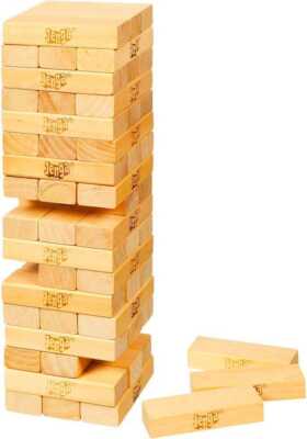 Jenga Gioco Con Mattoncini Di Legno Hasbro Jenga Gioco Di Società