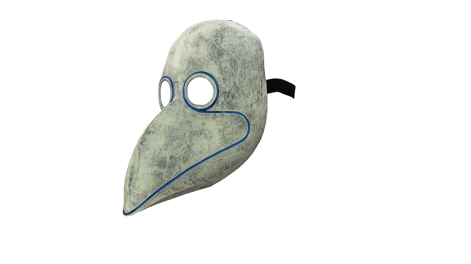 Ghoulish Productions Doctor Peste LED Latex Face Mask Horror Halloween Cosplay - Image 4 of 4