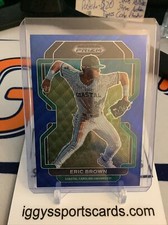Eric Brown BLUE WAVE PRIZM - 2022 Panini Prizm Draft Picks Baseball